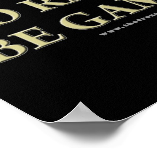 Ik zou liever gamen poster (Hoek)