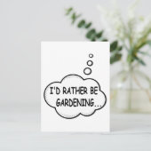 Ik zou liever gardening zijn briefkaart (Staand voorkant)