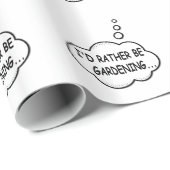 Ik zou liever gardening zijn cadeaupapier (Rol Hoek)