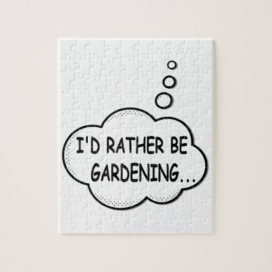 Ik zou liever gardening zijn legpuzzel (Verticaal)