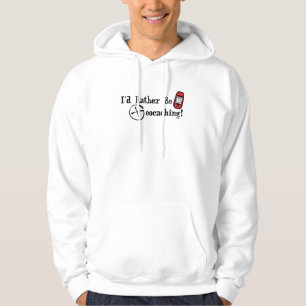 Ik zou liever geocaching zijn hoodie