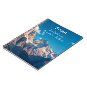 Ik zou liever gepersonaliseerd bergbeklimmen notitieboek (Linkerzijde)