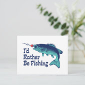 Ik zou liever Gevist zijn Briefkaart (Staand voorkant)