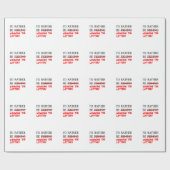 Ik zou liever Gevist zijn... De loterij winnen Cadeaupapier (Vlak)