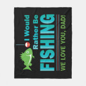 Ik zou liever Gevist zijn Fleece Deken (Voorkant)