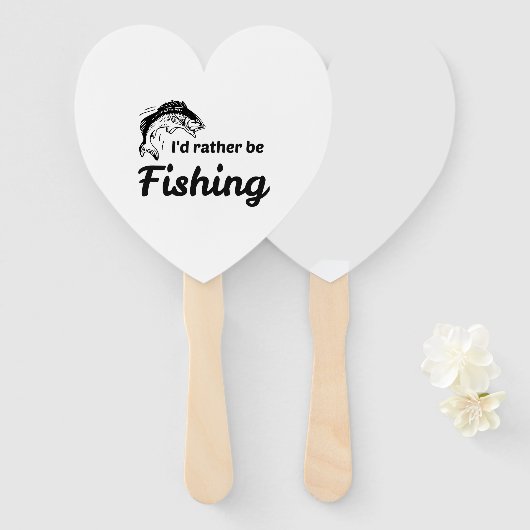 Ik zou liever Gevist zijn Handwaaier (Voorkant en achterkant)