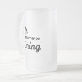 Ik zou liever Gevist zijn Matglas Bierpul (Voorkant links)