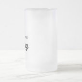 Ik zou liever Gevist zijn Matglas Bierpul (Center)