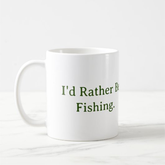 Ik zou liever Gevist zijn. Mok (Links)