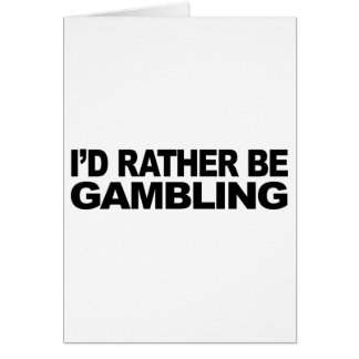 Ik zou liever gokken