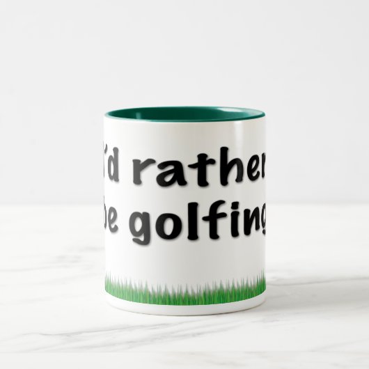 Ik zou liever Golfing Mok zijn (Center)