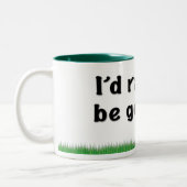 Ik zou liever Golfing Mok zijn (Links)