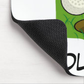 Ik zou liever Golfing Mousepad zijn Muismat (Hoek)