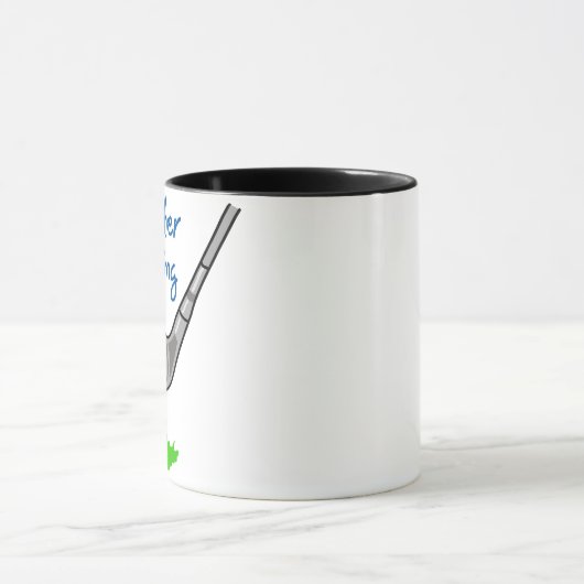 Ik zou liever Golfing zijn Mok (Midden)