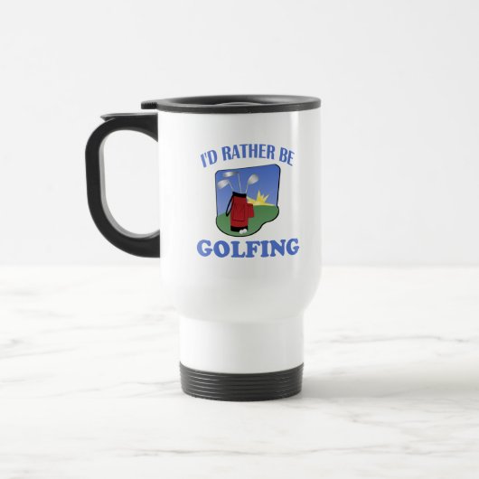 Ik zou liever Golfing zijn Reisbeker (Links)