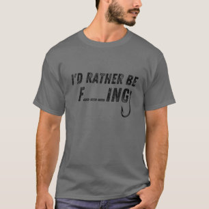 Ik zou liever grappig zijn als Fisherman Gift  T-shirt
