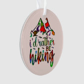 Ik zou liever grappige fietsers Ornament aanhalen (voorkant)