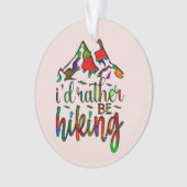 Ik zou liever grappige fietsers Ornament aanhalen (voorkant)