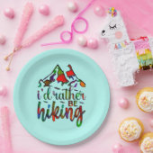 Ik zou liever grappige wandelaars aanhalen om papi papieren bordje (Feest)