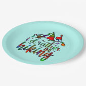 Ik zou liever grappige wandelaars aanhalen om papi papieren bordje (Gekanteld)