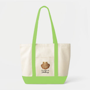 Ik zou liever het strand beschieten tote bag