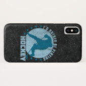 Ik zou liever Hockey spelen Case-Mate iPhone Case (Achterkant (horizontaal))