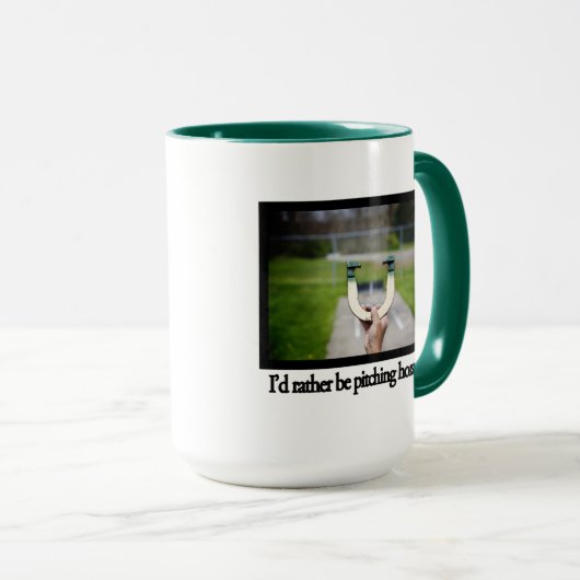 Ik zou liever hoefijzers mok laten zien (Voorkant rechts)