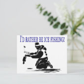 Ik zou liever Ice Gevist zijn! Briefkaart (Staand voorkant)