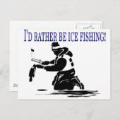Ik zou liever Ice Gevist zijn! Briefkaart (Voorkant / Achterkant)