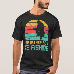 Ik zou liever Ice zijn die grappige Retro  vis Vis T-shirt