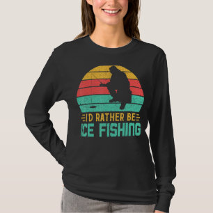 Ik zou liever Ice zijn die grappige Retro vis Vis T-shirt