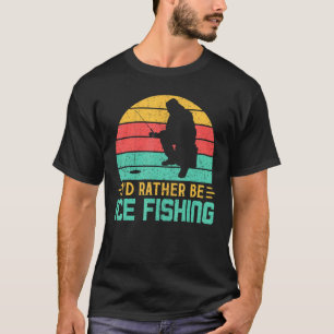 Ik zou liever Ice zijn die grappige Retro vis Vis T-shirt