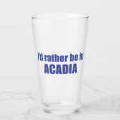 Ik zou liever in Acadia zijn Glas (Voorkant)