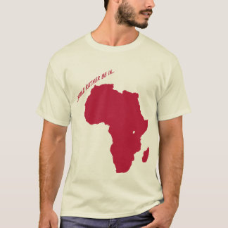 ik zou liever in afrika zijn t-shirt