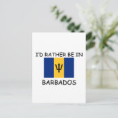 Ik zou liever in Barbados zijn Briefkaart (Staand voorkant)