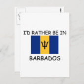 Ik zou liever in Barbados zijn Briefkaart (Voorkant / Achterkant)