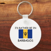 Ik zou liever in Barbados zijn Sleutelhanger (Voorkant)