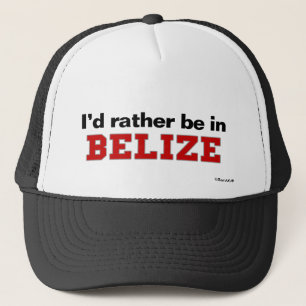Ik zou liever in Belize zijn Trucker Pet