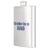 Ik zou liever in Bend Oregon zijn. Flacon (Links)