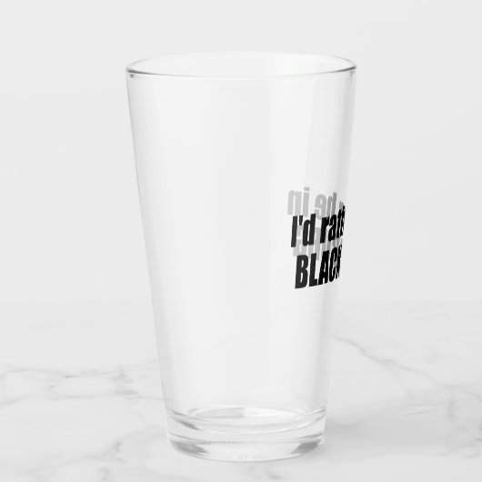 Ik zou liever in Blacksburg Virginia zijn Glas (Rechts)