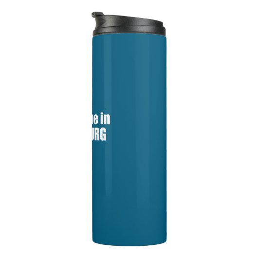 Ik zou liever in Blacksburg Virginia zijn Thermosbeker (Geroteerd rechts)