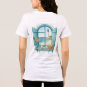 Ik zou liever in Bluebell Bay zijn Tri-Blend Shirt (Achterkant)