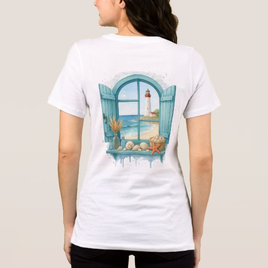 Ik zou liever in Bluebell Bay zijn Tri-Blend Shirt (Achterkant)