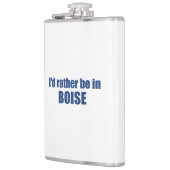 Ik zou liever in Boise Idaho zijn Heupfles (Links)