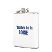 Ik zou liever in Boise Idaho zijn Heupfles (Links)
