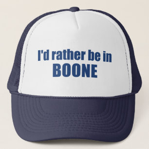 Ik zou liever in Boone North Carolina zijn Trucker Pet