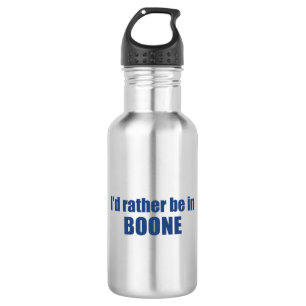 Ik zou liever in Boone North Carolina zijn Waterfles