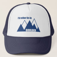 Ik zou liever in Boulder Colorado Mountain zijn