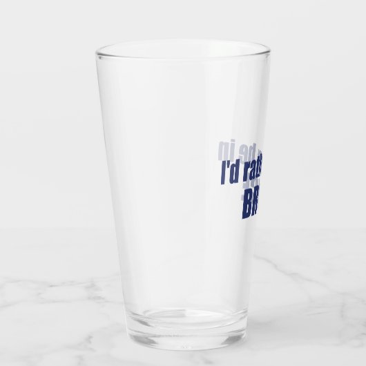 Ik zou liever in Bryce Canyon National Park zijn Glas (Rechts)