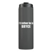 Ik zou liever in Bryce Canyon National Park zijn Thermosbeker (Voorkant)